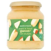 G'Woon appelcompote met stukjes