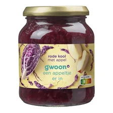G'Woon g'woon rode kool met appel