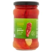 G'Woon geroosterde paprika in knoflook