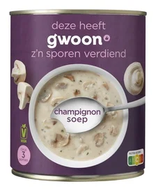 G'Woon g'woon 1-kops soep champignon