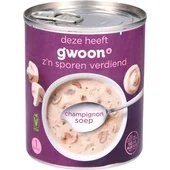 G'Woon g'woon champignonsoep