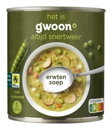 G'Woon g'woon erwtensoep met veel rookworst