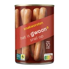 G'Woon g'woon knakworsten knakworsten