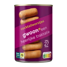 G'Woon g'woon knakworst cocktailworstjes