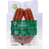 G'Woon rund rookworst 275 gram