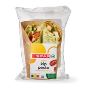 Spar Spar wrap  kip pesto