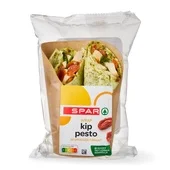 Spar Spar wrap  kip pesto