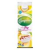 Campina Campina vlaflip vanille met rode vruchtensaus