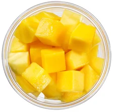 Healthy Hand Gesneden mangostukjes