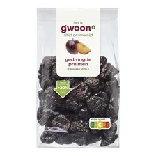 g'woon gedroogde pruimen