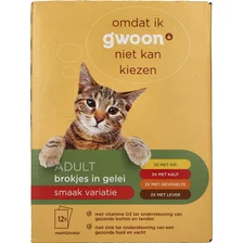 g'woon Adult Katten Brokjes in Gelei Vlees Variati...
