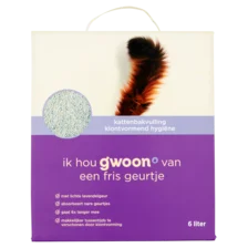 g'woon klontvormende hygiënische kattenbakvulling