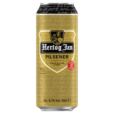 Hertog Jan Traditioneel Natuurzuiver Pilsener Blik 500 ml