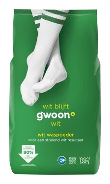g'woon Wit Waspoeder 2, 30 Wasbeurten