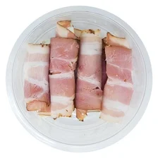 Katenspekrolletjes met kruidenroomkaas