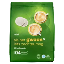 g'woon Mild koffiepads