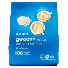 g'woon Cafeïne vrije koffiepads