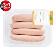 BBQ worsten naturel 4 stuks