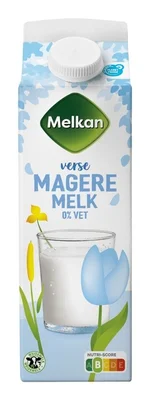 Melkan Verse Magere Melk 0% Vet