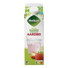 Melkan Verse Magere Yoghurt Aardbei