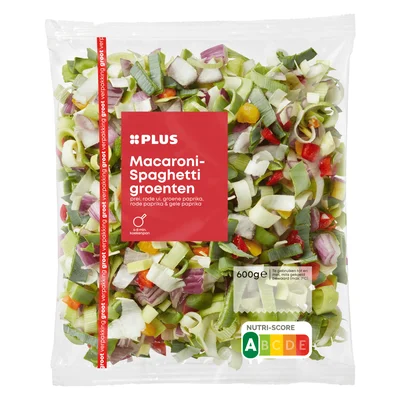 PLUS Macaroni-spaghetti groenten