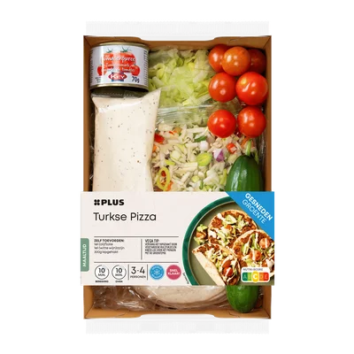 PLUS Gesneden verspakket Turkse pizza