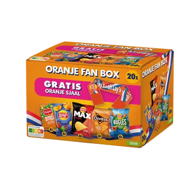 Lays Oranje fan box