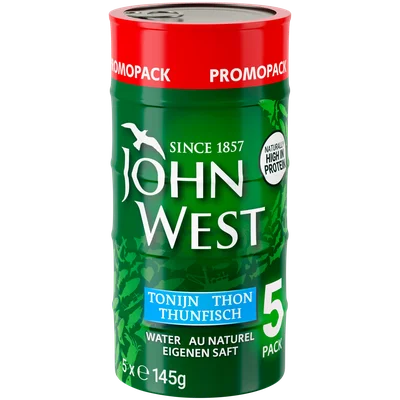 John West Tonijnstukken in water 5 st.