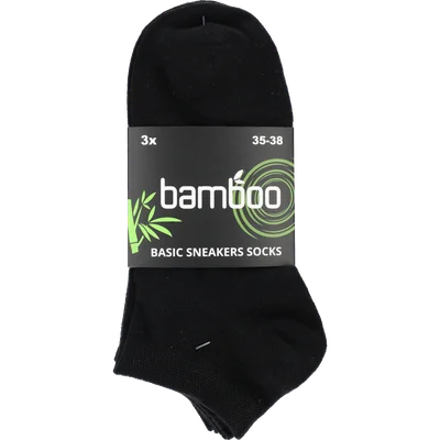 Sneakersokken bamboe maat 35-46