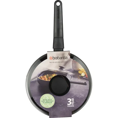 Brabantia Nero hapjespan met deksel 24cm