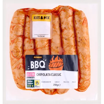 Jumbo BBQ Chipolata Classic 250 g