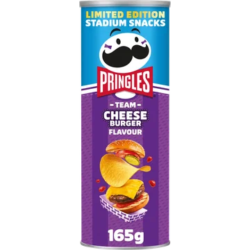 Pringles Team Cheese Burger Flavour Limited Edition 165 g