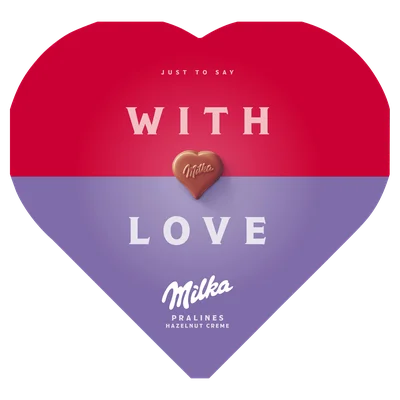 Milka I love Milka heart