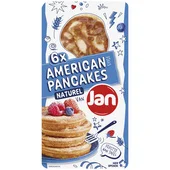 Jan American Style Pancakes Naturel 6 stuks