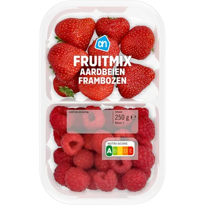 AH Fruitmix aardbeien frambozen