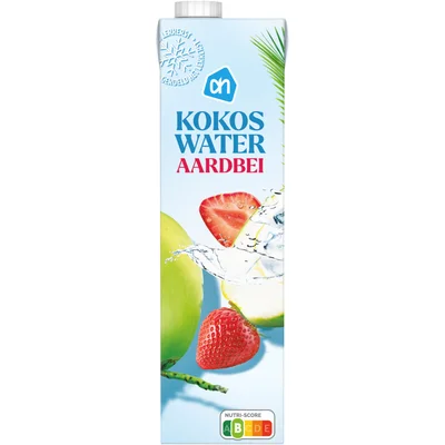 AH Kokoswater aardbei