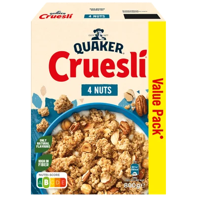 Quaker Cruesli 4 Noten GVP
