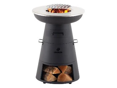 LANDMANN Houtskool barbecue Ø 27,5 cm - met RVS grillplaat