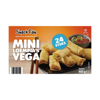 Snack Fan Vegetarische mini-loempia's