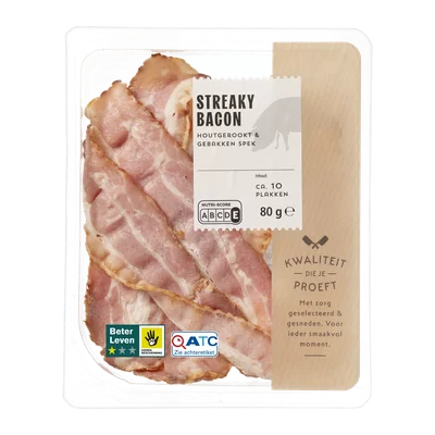 Streaky bacon