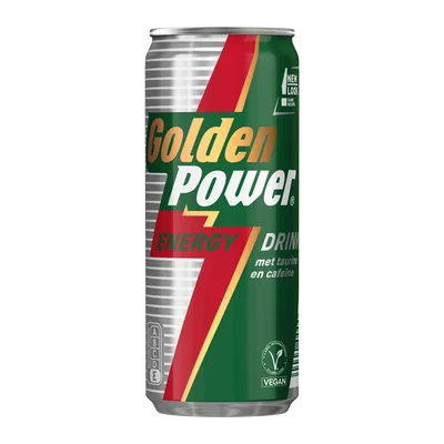 Aanbieding van 11.05 GOLDEN POWER Energydrink regular