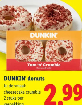 DUNKIN' donuts