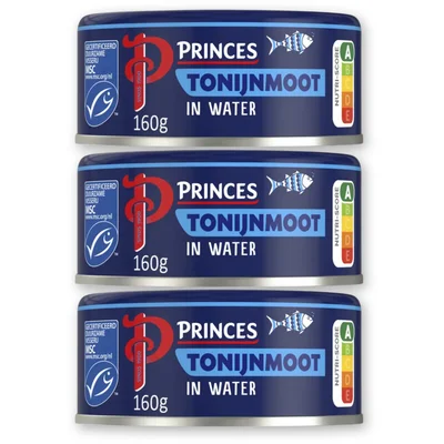 Princess Tonijnmoot in water 3-pck