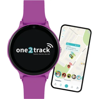 One2track Kids smartwatch paars