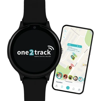 One2track Kids smartwatch zwart