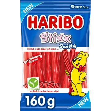 Haribo Stixx Swirly 160 g