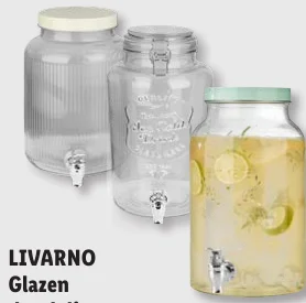 LIVARNO Glazen drankdispenser