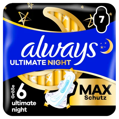 Always Ultra  Maandverbanden Secure Night (maat 4) (7 st)