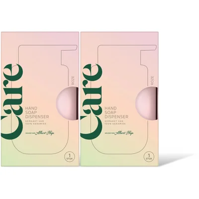 Care Hand soap dispenser roze (2 st)