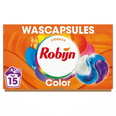 Robijn 3-in-1 classics capsules color (15 st)